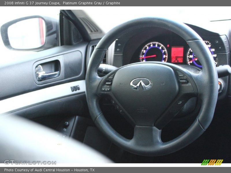 Platinum Graphite Gray / Graphite 2008 Infiniti G 37 Journey Coupe