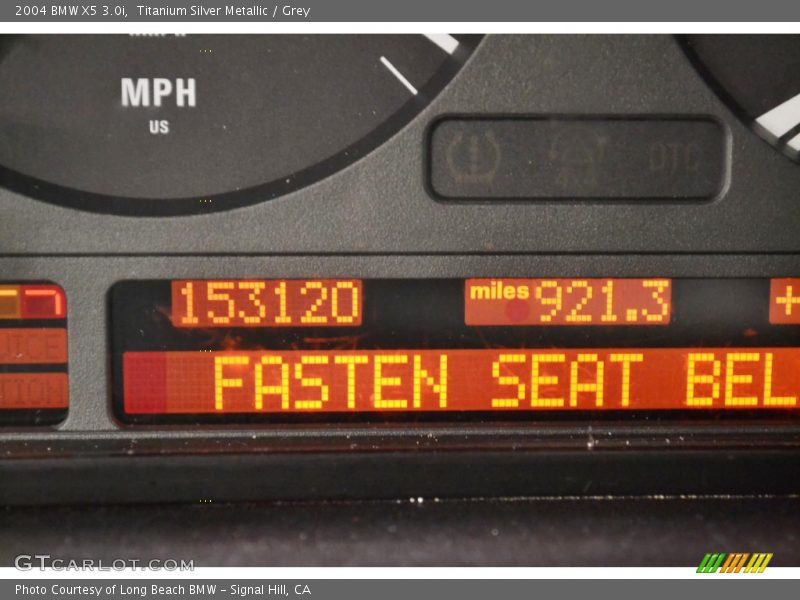 Titanium Silver Metallic / Grey 2004 BMW X5 3.0i