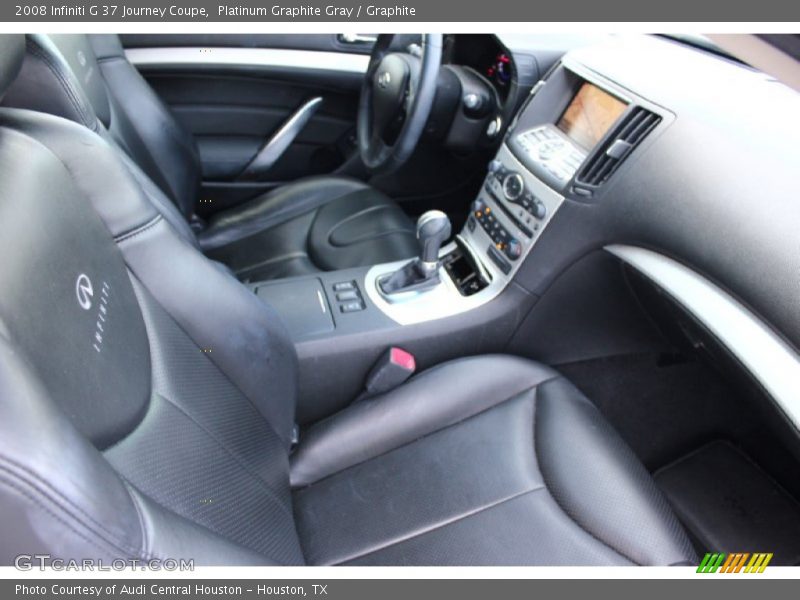 Platinum Graphite Gray / Graphite 2008 Infiniti G 37 Journey Coupe