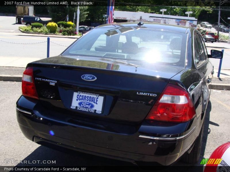 Black / Black 2007 Ford Five Hundred Limited AWD