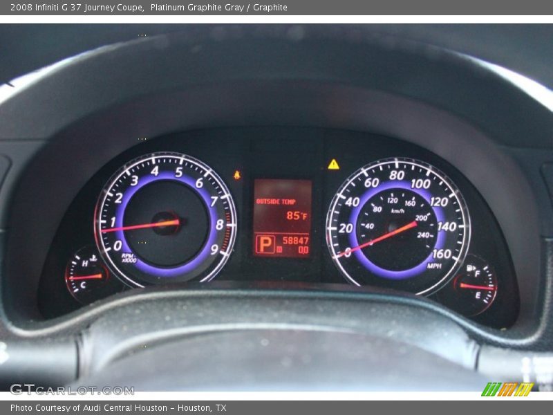 Platinum Graphite Gray / Graphite 2008 Infiniti G 37 Journey Coupe