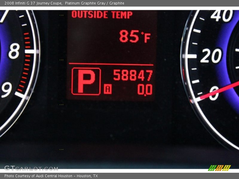 Platinum Graphite Gray / Graphite 2008 Infiniti G 37 Journey Coupe