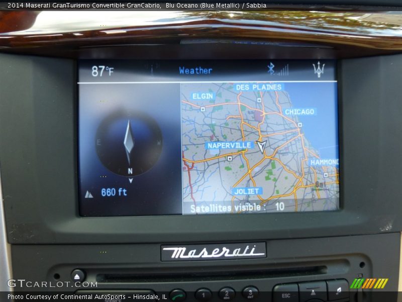 Navigation of 2014 GranTurismo Convertible GranCabrio