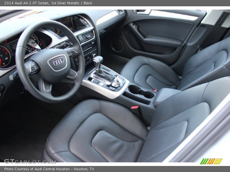 Ice Silver Metallic / Black 2014 Audi A4 2.0T Sedan