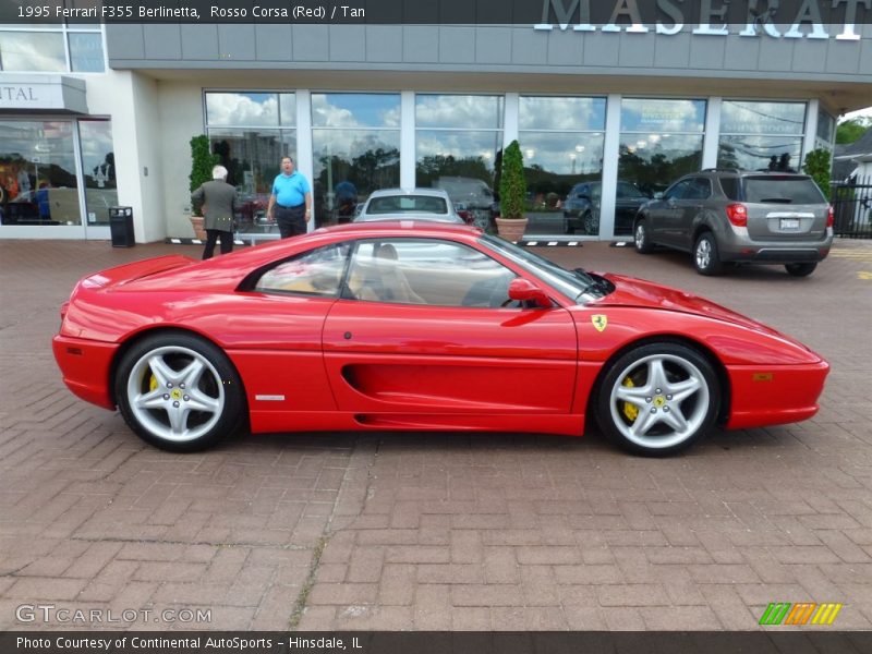 Rosso Corsa (Red) / Tan 1995 Ferrari F355 Berlinetta