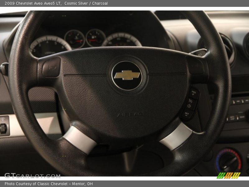 Cosmic Silver / Charcoal 2009 Chevrolet Aveo Aveo5 LT