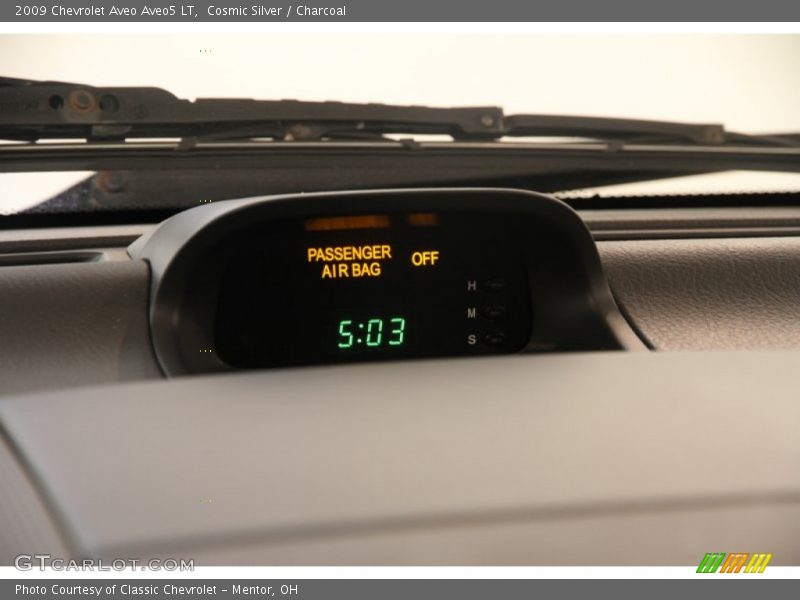 Cosmic Silver / Charcoal 2009 Chevrolet Aveo Aveo5 LT