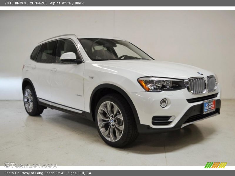 Alpine White / Black 2015 BMW X3 xDrive28i