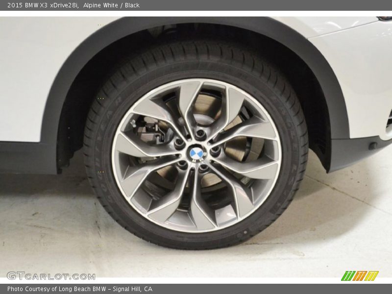Alpine White / Black 2015 BMW X3 xDrive28i