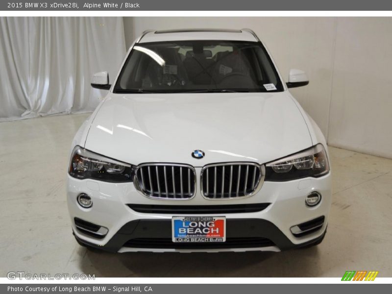 Alpine White / Black 2015 BMW X3 xDrive28i