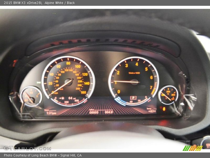 Alpine White / Black 2015 BMW X3 xDrive28i