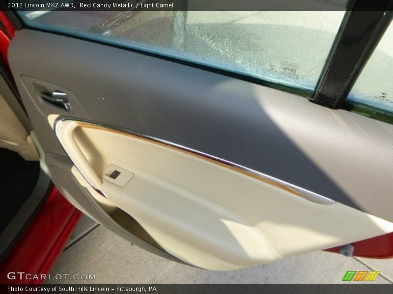 Red Candy Metallic / Light Camel 2012 Lincoln MKZ AWD
