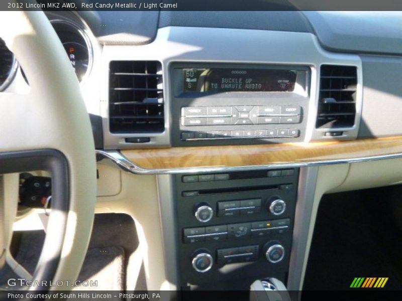 Red Candy Metallic / Light Camel 2012 Lincoln MKZ AWD