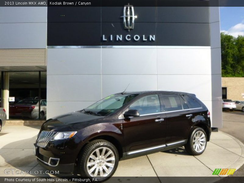 Kodiak Brown / Canyon 2013 Lincoln MKX AWD
