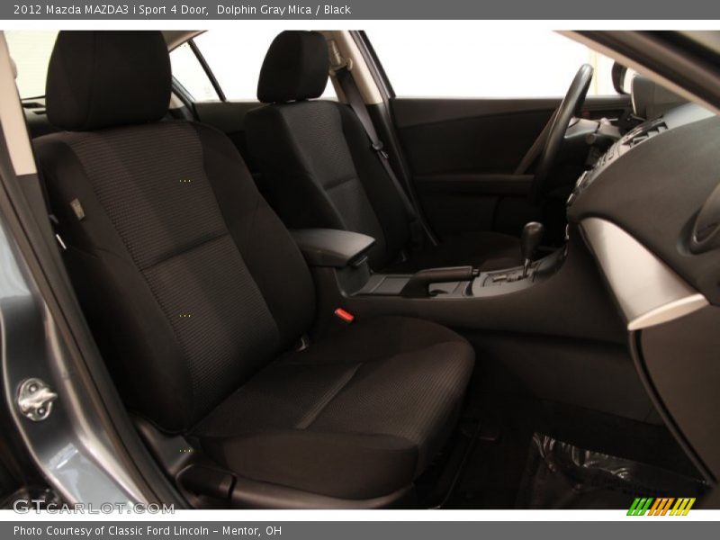 Dolphin Gray Mica / Black 2012 Mazda MAZDA3 i Sport 4 Door