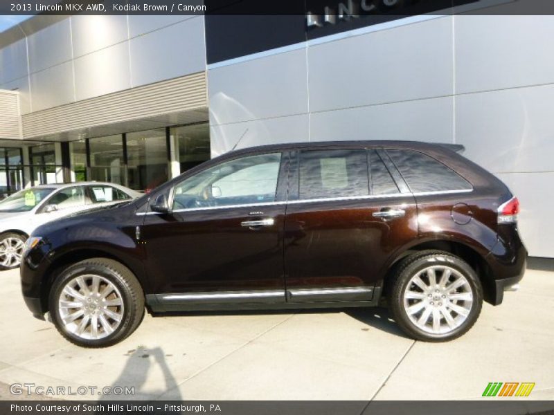Kodiak Brown / Canyon 2013 Lincoln MKX AWD