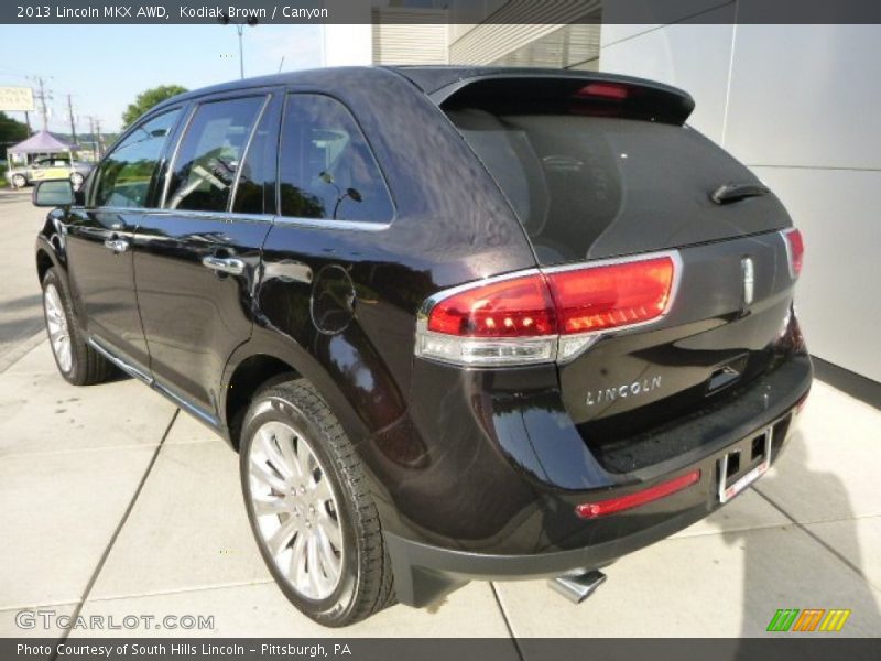 Kodiak Brown / Canyon 2013 Lincoln MKX AWD
