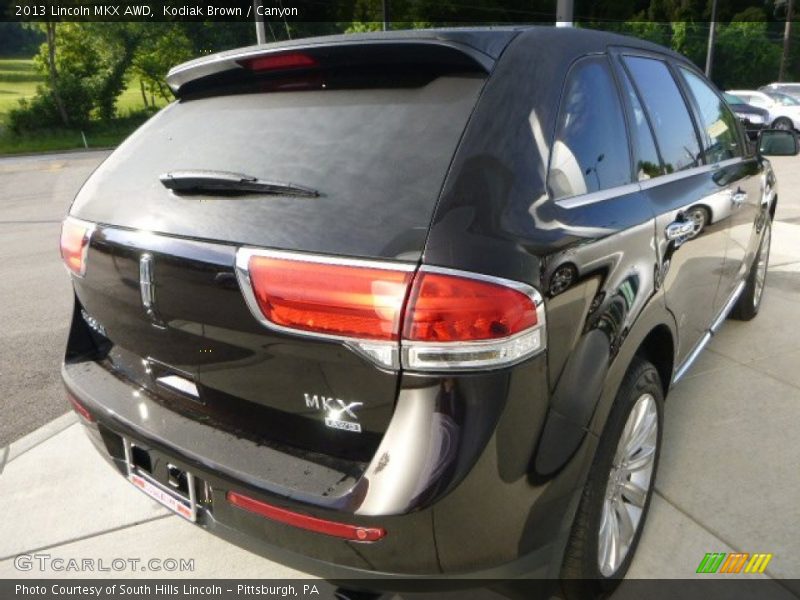 Kodiak Brown / Canyon 2013 Lincoln MKX AWD