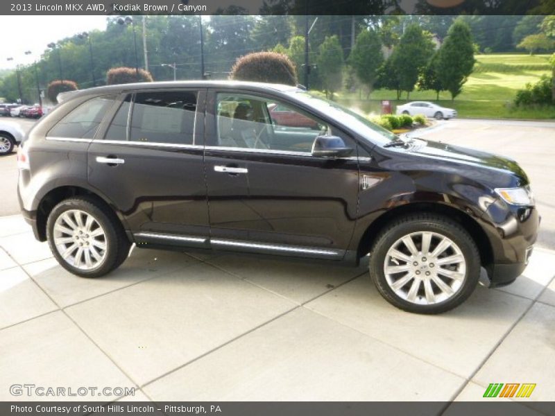 Kodiak Brown / Canyon 2013 Lincoln MKX AWD