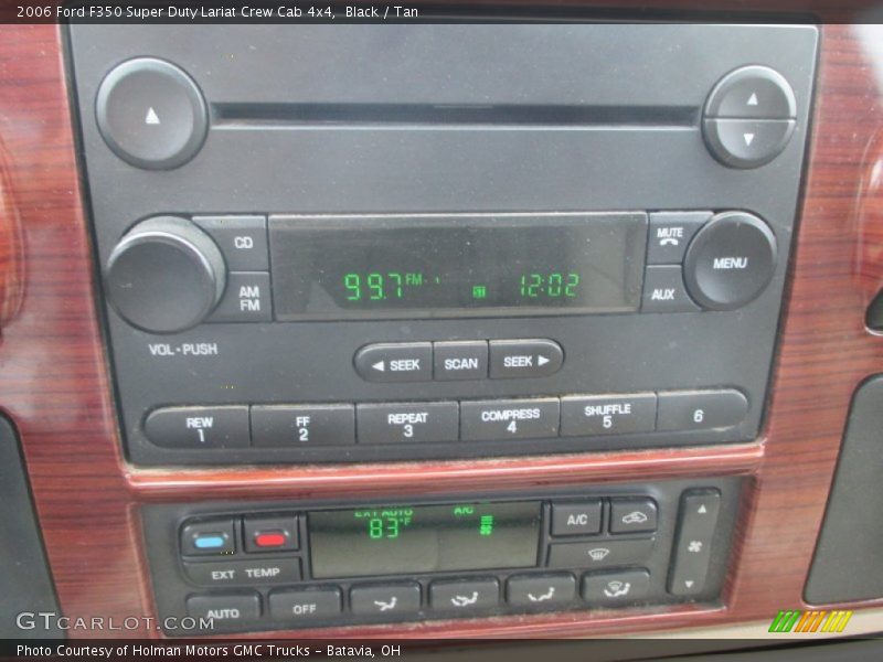 Black / Tan 2006 Ford F350 Super Duty Lariat Crew Cab 4x4