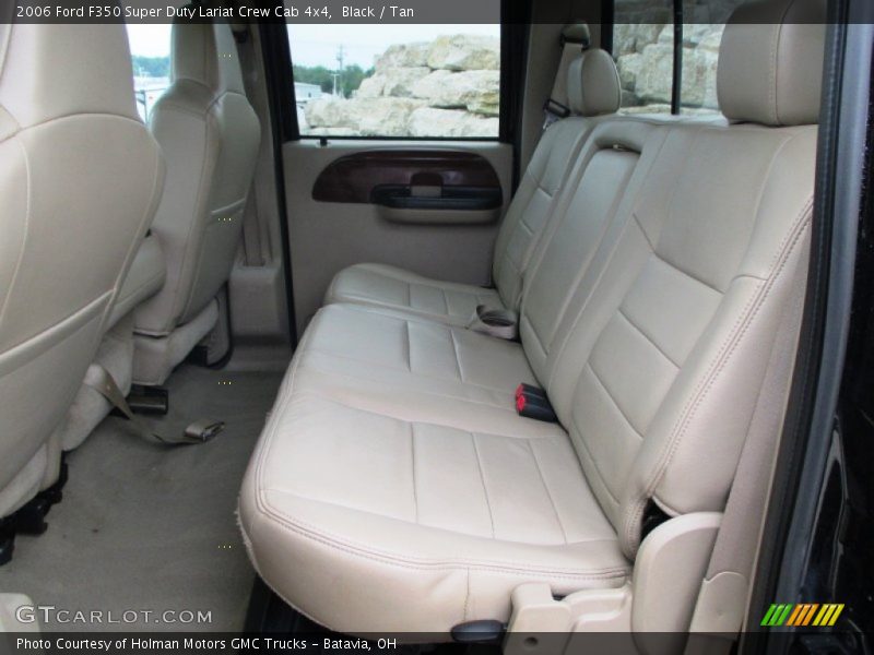Black / Tan 2006 Ford F350 Super Duty Lariat Crew Cab 4x4