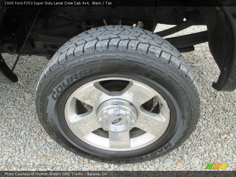 Black / Tan 2006 Ford F350 Super Duty Lariat Crew Cab 4x4