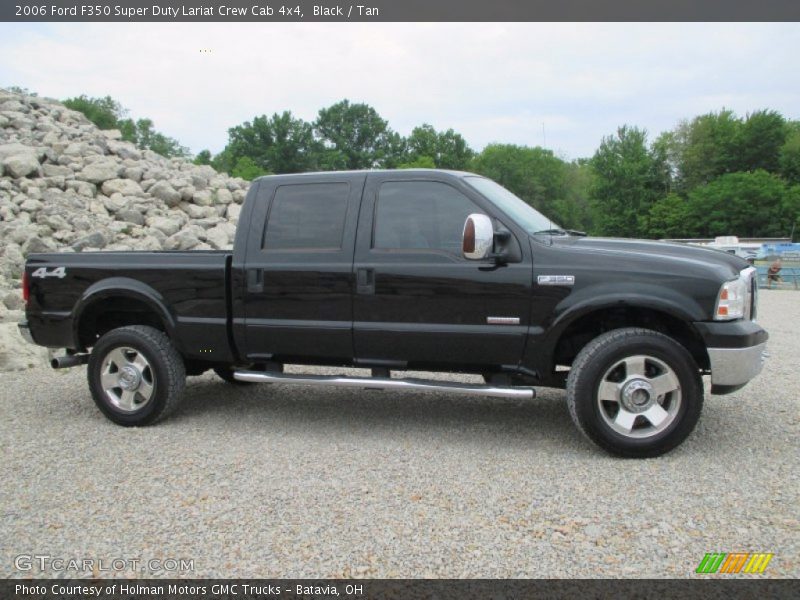 Black / Tan 2006 Ford F350 Super Duty Lariat Crew Cab 4x4