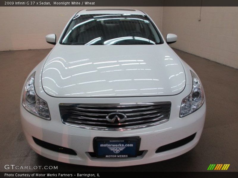 Moonlight White / Wheat 2009 Infiniti G 37 x Sedan
