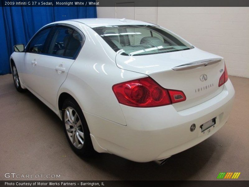 Moonlight White / Wheat 2009 Infiniti G 37 x Sedan