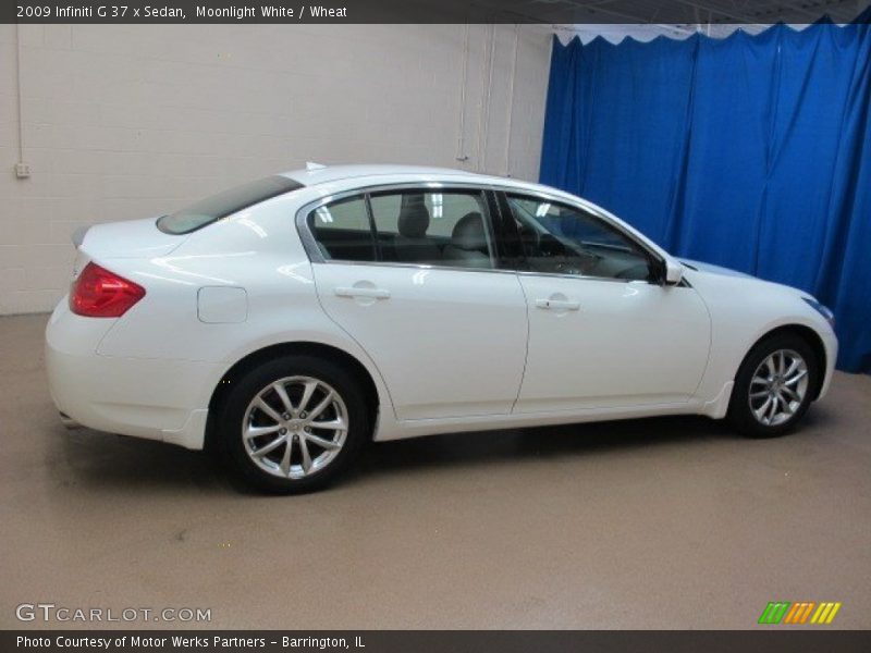 Moonlight White / Wheat 2009 Infiniti G 37 x Sedan