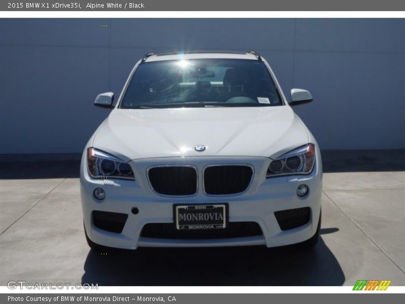 Alpine White / Black 2015 BMW X1 xDrive35i