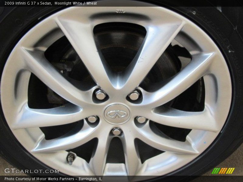 Moonlight White / Wheat 2009 Infiniti G 37 x Sedan