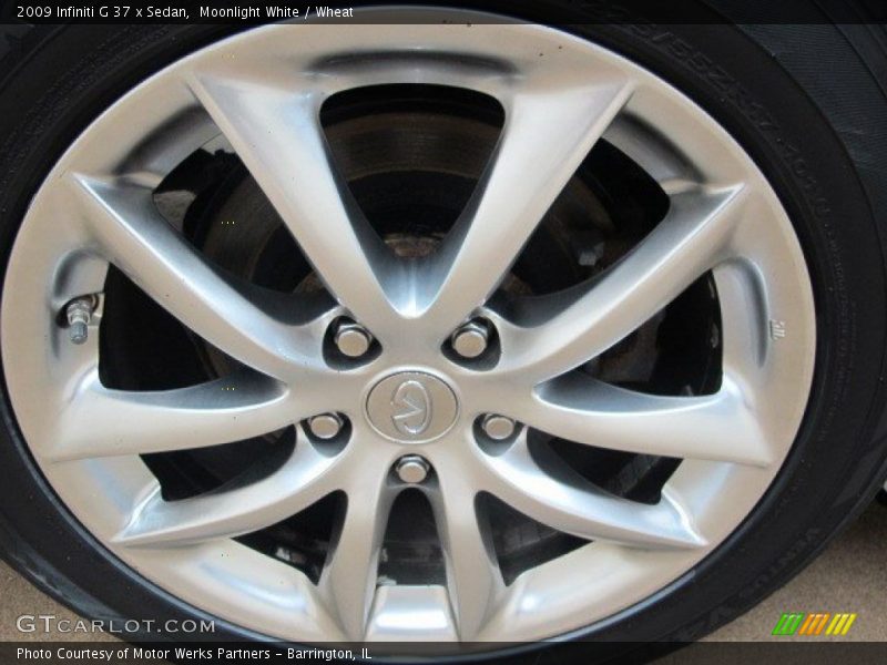 Moonlight White / Wheat 2009 Infiniti G 37 x Sedan