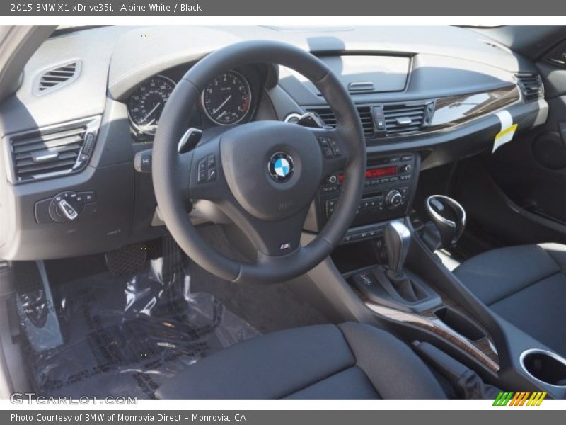 Alpine White / Black 2015 BMW X1 xDrive35i