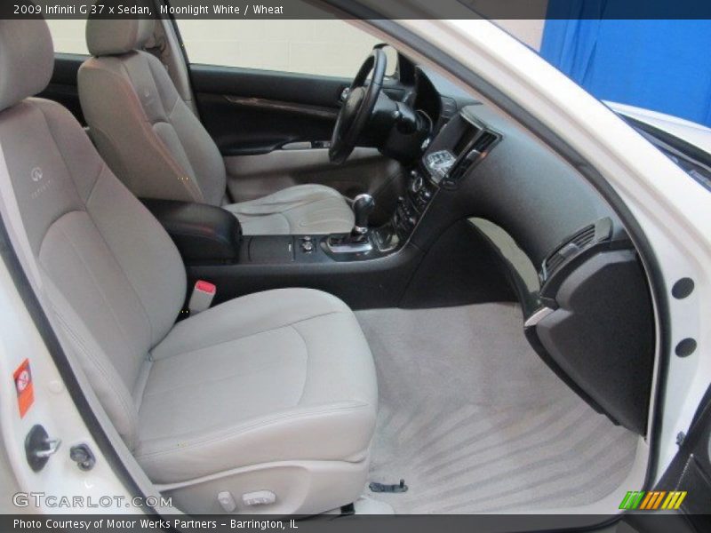 Moonlight White / Wheat 2009 Infiniti G 37 x Sedan