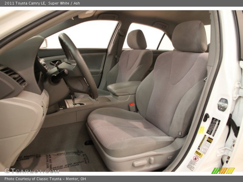 Super White / Ash 2011 Toyota Camry LE