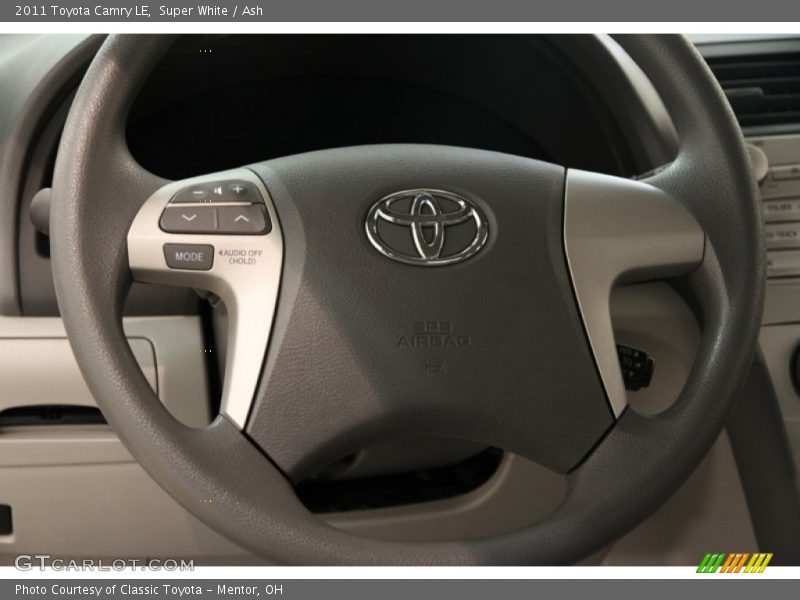 Super White / Ash 2011 Toyota Camry LE