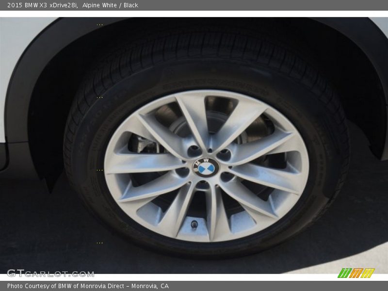 Alpine White / Black 2015 BMW X3 xDrive28i