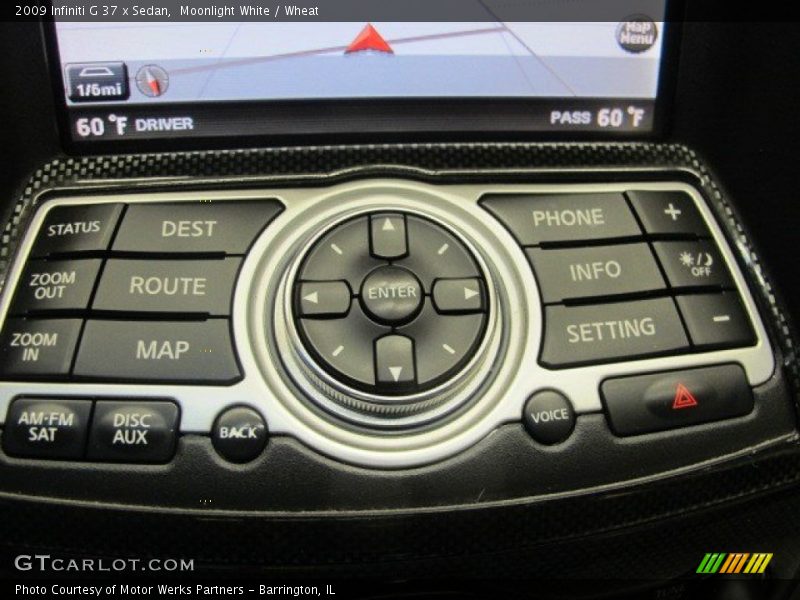 Moonlight White / Wheat 2009 Infiniti G 37 x Sedan