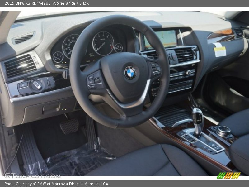Alpine White / Black 2015 BMW X3 xDrive28i