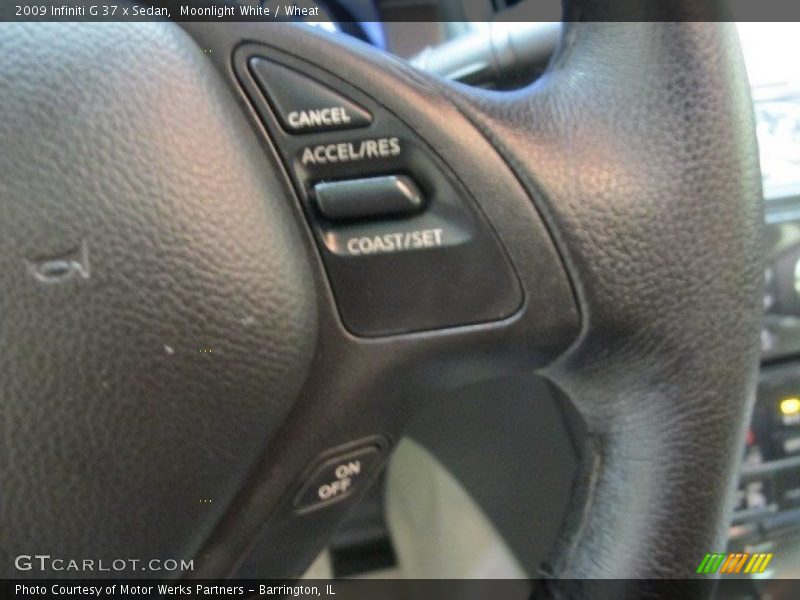 Moonlight White / Wheat 2009 Infiniti G 37 x Sedan