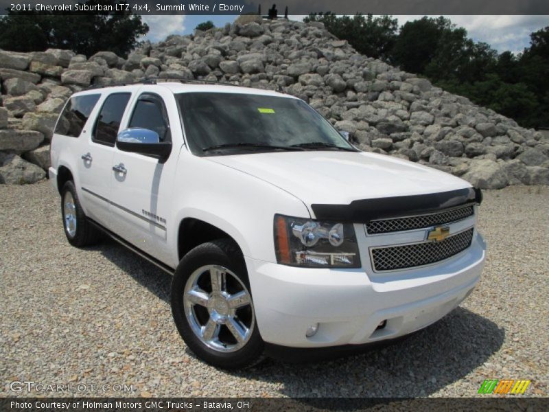 Summit White / Ebony 2011 Chevrolet Suburban LTZ 4x4