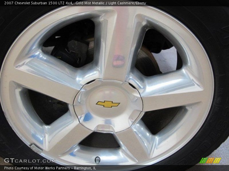 Gold Mist Metallic / Light Cashmere/Ebony 2007 Chevrolet Suburban 1500 LTZ 4x4