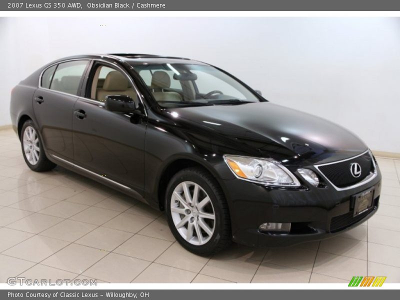 Obsidian Black / Cashmere 2007 Lexus GS 350 AWD