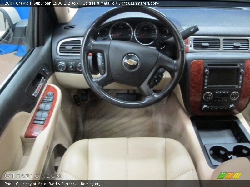 Gold Mist Metallic / Light Cashmere/Ebony 2007 Chevrolet Suburban 1500 LTZ 4x4