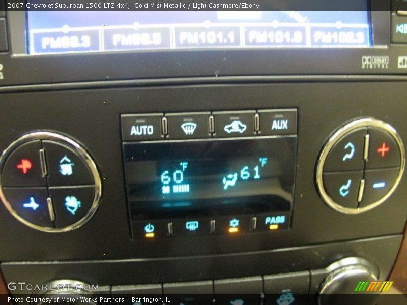 Gold Mist Metallic / Light Cashmere/Ebony 2007 Chevrolet Suburban 1500 LTZ 4x4