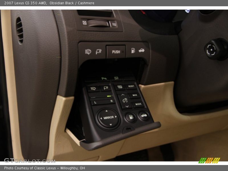 Controls of 2007 GS 350 AWD