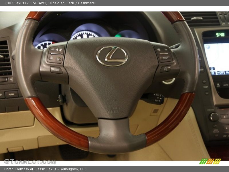 Obsidian Black / Cashmere 2007 Lexus GS 350 AWD