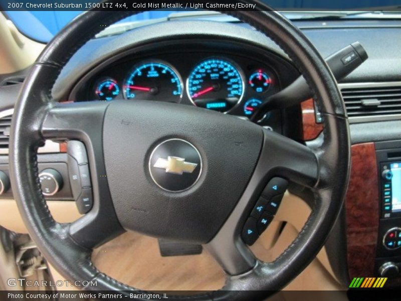 Gold Mist Metallic / Light Cashmere/Ebony 2007 Chevrolet Suburban 1500 LTZ 4x4