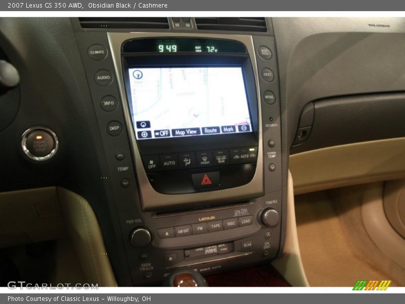 Obsidian Black / Cashmere 2007 Lexus GS 350 AWD